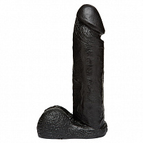 Черный фаллоимитатор 20 см Realistic Cock